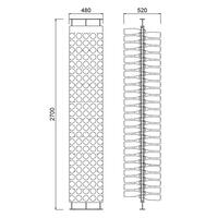 Produktbild f�r 'Design Weinregal LUCIDA aus Acryl'