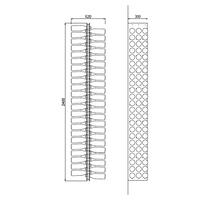Produktbild f�r 'Acryl-Weinregal ORVIETO TRIS, T 30 cm'