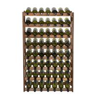 Produktbild f�r 'Weinregal SIMPLEX Modell 3, Holz braun gebeizt'