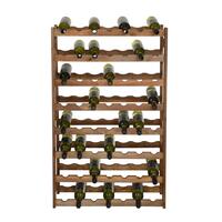 Produktbild f�r 'Weinregal SIMPLEX Modell 3, Holz braun gebeizt'