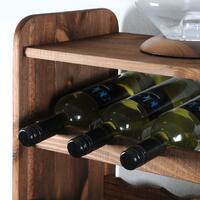 Produktbild f�r 'Weinregal OPTIPLUS Modell 1, Braun'