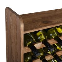 Produktbild f�r 'Weinregal OPTIPLUS Modell 2, mit Abschlussboard, Braun'