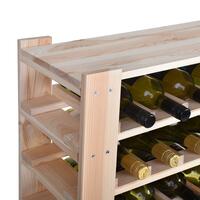 Produktbild f�r 'Weinregal FACILE, Holz natur, hoch f�r 91 Flaschen'