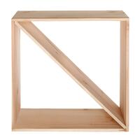 Produktbild f�r 'Weinregal 50 cm, Basic Modell natur'