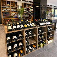 Produktbild f�r 'Weinregal-System VINVARIO, 60 cm, Kiefernholz&nbsp;braun gebeizt'