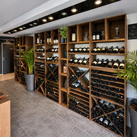 Produktbild f�r 'Weinregal-System VINVARIO, 60 cm, Kiefernholz&nbsp;braun gebeizt'