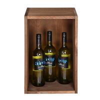 Produktbild f�r 'Weinlagerkiste VENETO, Kiefernholz braun gebeizt'