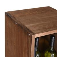 Produktbild f�r 'Weinlagerkiste VENETO, Kiefernholz braun gebeizt'