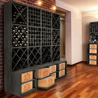 Produktbild f�r 'Weinregal-System VINVARIO 52 cm aus Kiefern-Holz, tobacco'