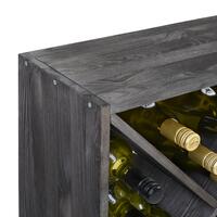 Produktbild f�r 'Weinregal 52 cm, Modul X-Cube, Holz in tobacco gebeizt'