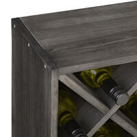 Produktbild f�r 'Weinregal 52 cm, Modul Raute, Holz in tobacco gebeizt'
