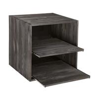 Produktbild f�r 'Weinregal 52 cm, Modul mit Ausz�gen f. Weinkisten, tobacco'