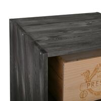 Produktbild f�r 'Weinregal 52 cm, Modul mit Ausz�gen f. Weinkisten, tobacco'