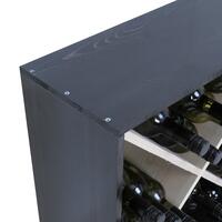 Produktbild f�r 'Weinregal 52 cm, X-Cube, schwarz-natur,  Sonder-Edition,  Korpus schwarz lackiert'