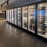 Produktbild f�r 'Weink�hlschrank TECA VINO, schwarz (Ausf�hrung f. Gewerbe)'