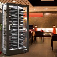 Produktbild f�r 'Weink�hlschrank TECA VINO, waagerechte Lagerung, schwarz (Ausf�hrung f. Gewerbe)'