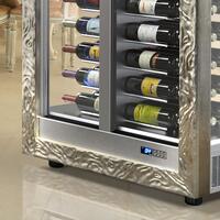 Produktbild f�r 'Weink�hlschrank TECA VINO, silber (Ausf�hrung f. Gewerbe)'