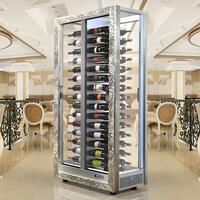 Produktbild f�r 'Weink�hlschrank TECA VINO, waagerechte Lagerung, silber (Ausf�hrung f. Gewerbe)'