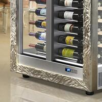 Produktbild f�r 'Weink�hlschrank TECA VINO, waagerechte Lagerung, silber (Ausf�hrung f. Gewerbe)'