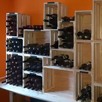 Produktbild f�r 'Weinkiste / Weinregal aus Holz CASSATTA, gro�'