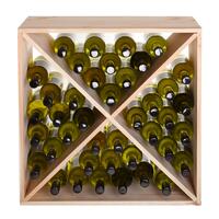 Produktbild f�r 'Weinregal 60 cm, Modul X-CUBE, natur'