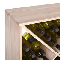 Produktbild f�r 'Weinregal 60 cm, Modul X-CUBE, natur'