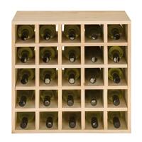 Produktbild f�r 'Weinregal 52 cm Modul KARO, Holz natur'