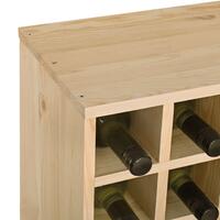 Produktbild f�r 'Weinregal 52 cm Modul KARO, Holz natur'