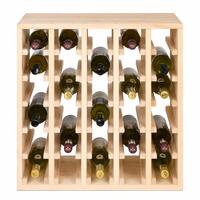 Produktbild f�r 'Weinregal 60 cm, Modul QUADRI, Kiefernholz natur'