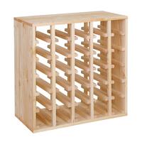Produktbild f�r 'Weinregal 60 cm, Modul QUADRI, Kiefernholz natur'