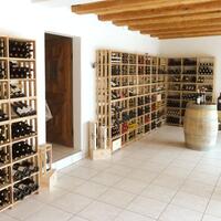 Produktbild f�r 'Weinregal-System CaveauSTAR aus massivem schweizer Tannenholz'