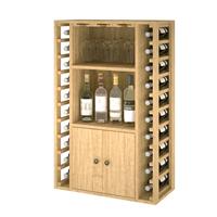 Produktbild f�r 'Weinregal PROVINALIA aus Kiefern Holz, Modell 4'