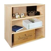 Produktbild f�r 'Weinregal 60 cm, Modul LINEA aus Kiefernholz'
