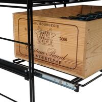Produktbild f�r 'Weinregal-System LA CAVE aus Metall, H 90 cm'