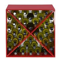 Produktbild f�r 'Weinregal-W�rfel CARRE rot'