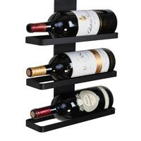Produktbild f�r 'Wand-Weinregal Black Pure f�r 6 Magnum-Flaschen'