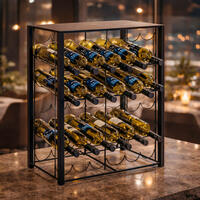 Produktbild f�r 'Weinregal RUSTIKO aus Metall'