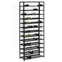 Produktbild f�r 'Metall-Weinregal BLACK PURE, Modell 1, schwarz pulverbeschichtet'