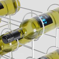 Produktbild f�r 'Metall-Weinregal CIRCOLO, silber'