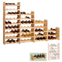 Produktbild f�r 'Weinregal NORDIC f�r 4 Fl. aus Holz'