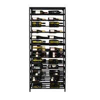 Produktbild f�r 'Metall-Weinregal BLACK PURE, Modell 7, schwarz pulverbeschichtet'