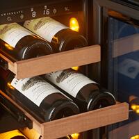 Produktbild f�r 'Zweizonen Unterbau-Weink�hlschrank WLU-50DF f. 13 Fl.'