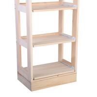 Produktbild f�r 'Weinregal 60 cm, Sockel 45 cm breit, natur'