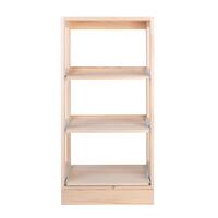 Produktbild f�r 'Weinregal 60 cm, Sockel 45 cm breit, natur'
