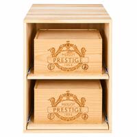 Produktbild f�r 'Weinregal 60 cm, 2 Ausz�ge f�r Weinkisten, T 60 cm'
