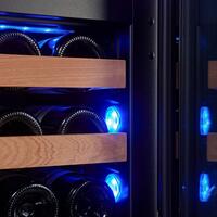 Produktbild f�r 'Zweizonen Einbau-Weink�hlschrank WLI-90DF, 60 cm, 22-36 Fl.'