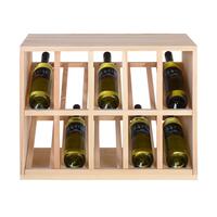 Produktbild f�r 'Weinregal Pr�sentationsmodul, Kiefernholz natur'