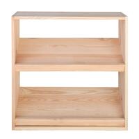Produktbild f�r 'Weinregal 60 cm mit 2 Displays, Kiefernholz natur'