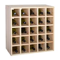 Produktbild f�r 'Weinregal 60 cm, KARO, Kiefernholz natur'