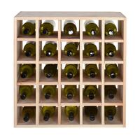 Produktbild f�r 'Weinregal 60 cm, KARO, Kiefernholz natur'